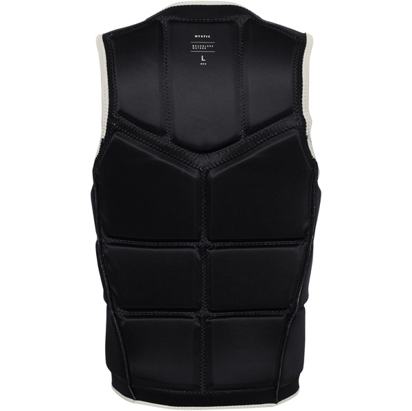 2026 Mystic Mens Star Front Zip Wake Impact Vest 35005.240245 - Dirty White